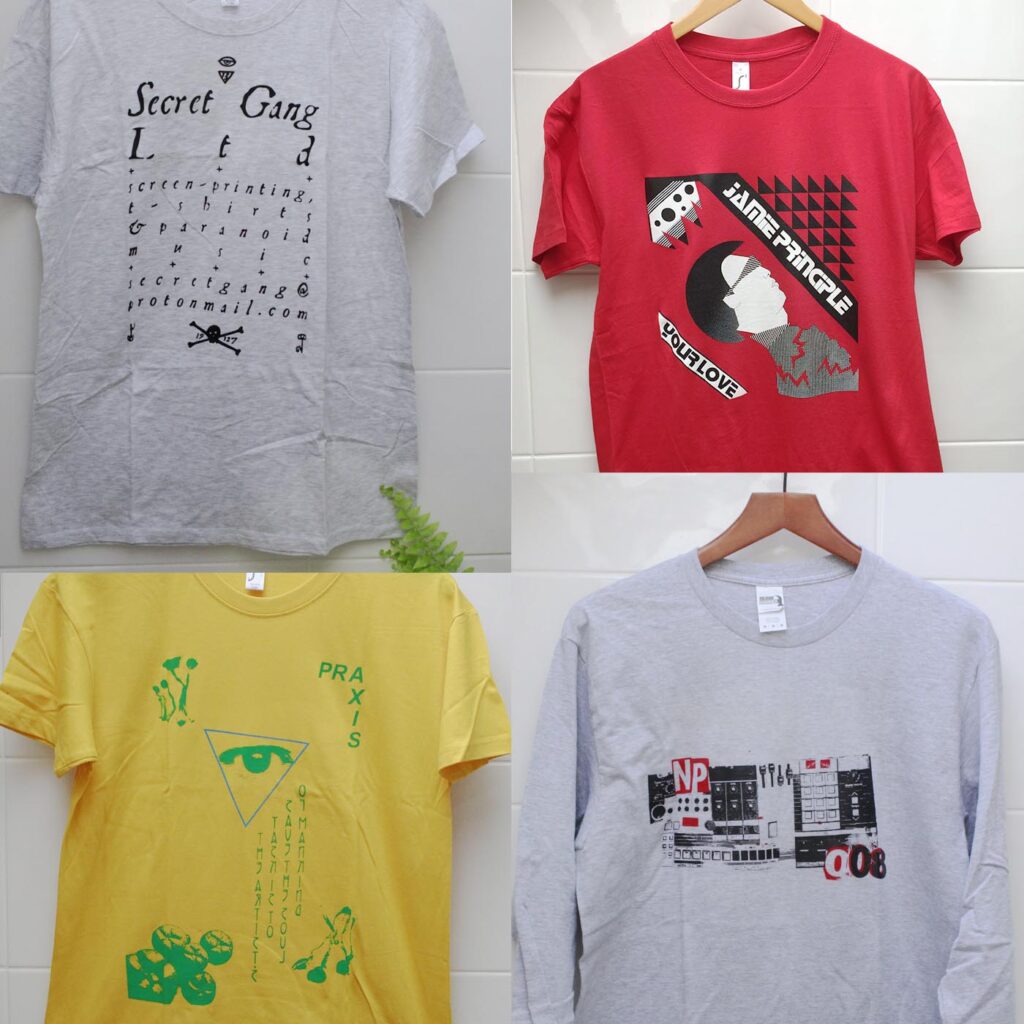 Screen Printed T-Shirts by Nigel Rogers at Imaginarium Leeds